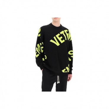 베트멍 남/녀 트렌디 블랙 반팔티 - Vetements Unisex Black Tshirts 