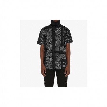 지방시 남/녀 크루넥 블랙 반팔티 - Unisex Black Tshirts 
