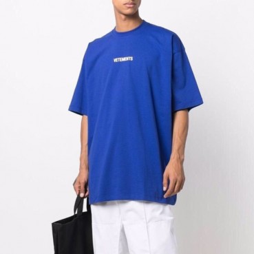 베트멍 남/녀 트렌디 블루 반팔티 - Unisex Blue Tshirts 