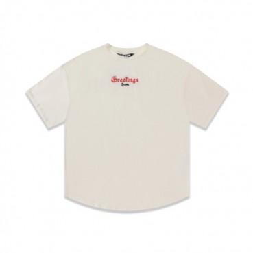 팜 엔젤스 남자 아이보리 크루넥 반팔티 - Mens Ivory Tshirts 