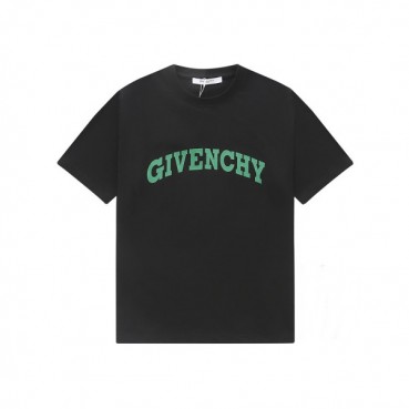 지방시 남/녀 크루넥 블랙 반팔티 - Unisex Black Tshirts 