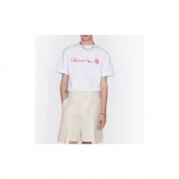 디올 남성 블랙 크루넥 반팔티 - Mens Black Tshirts 