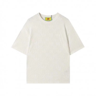 구찌 남/녀 화이트 크루넥 반팔티 - Unisex White Tshirts 