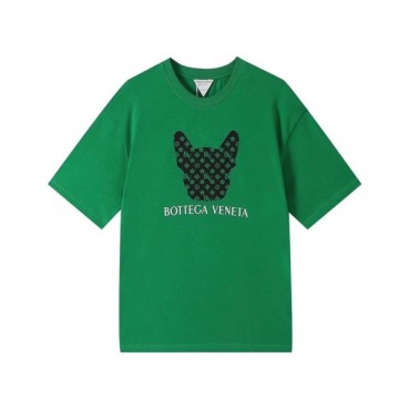 보테가 남성 크루넥 그린 반팔티 - Mens Green Tshirts 