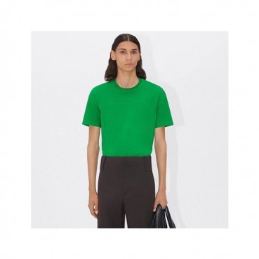 보테가 남성 크루넥 그린 반팔티 - Mens Green Tshirts 