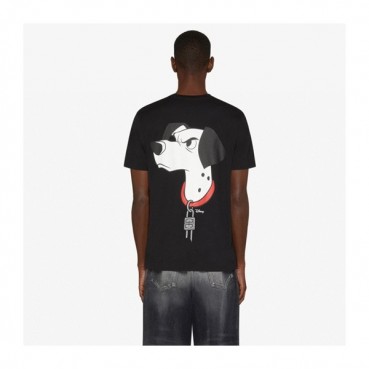 지방시 남성 크루넥 블랙 반팔티 - Mens Black Tshirts 