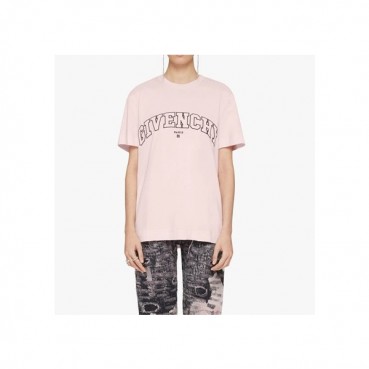 지방시 남/녀 크루넥 핑크 반팔티 - Unisex Pink Tshirts 