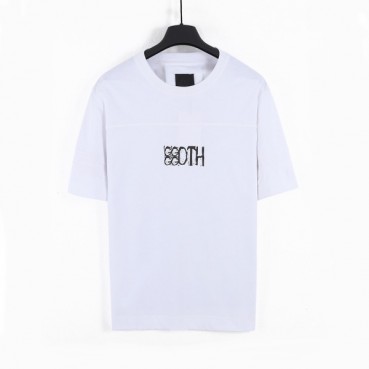 지방시 남성 크루넥 화이트 반팔티 - Mens White Tshirts 