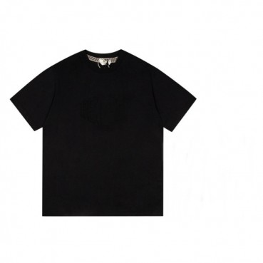 펜디 남성 블랙 크루넥 반팔티 - Mens Black Tshirts 