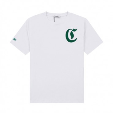 셀린느 남성 크루넥 화이트 반팔티 - Celine Mens White Tshirts 
