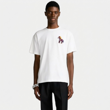 디올 남성 라운드 반팔티 - Dior Mens Round Tshirt 