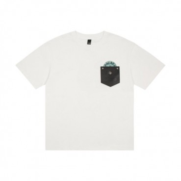 크롬하츠 남성 화이트 크루넥 반팔티 - Mens White Tshirts 