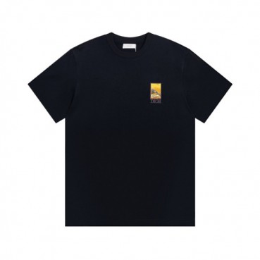디올 남성 블랙 반팔티 - Dior Mens Black Tshirts 
