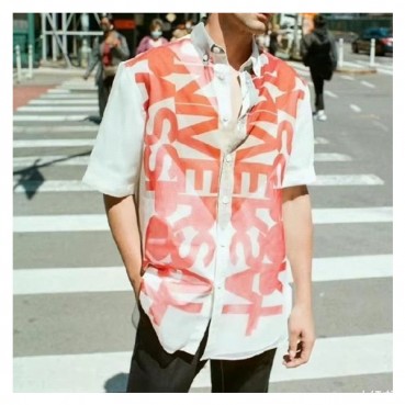 버버리 남성 레드 폴로 반팔티 - Mens Red Tshirts 