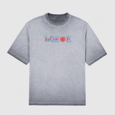 로에베 남성 이니셜 그레이 반팔티 - Mens Gray Tshirts 