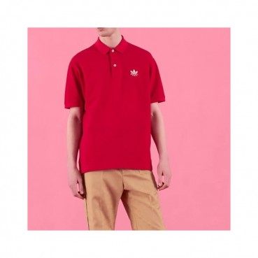구찌 남/녀 레드 폴로 반팔티 - Unisex Red Tshirts 