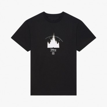 지방시 남성 크루넥 블랙 반팔티 - Mens Black Tshirts 