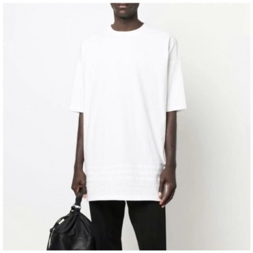 요지야마모토 남성 화이트 크루넥 반팔티 - Mens White Tshirts 