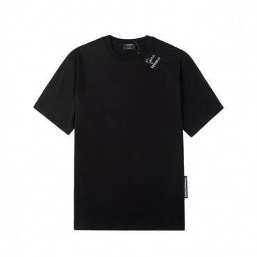 구찌 남/녀 블랙 크루넥 반팔티 - Unisex Black Tshirts 