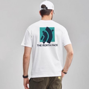 노스페이스 남성 화이트 크루넥 반팔티 - The North Face Mens White Tshirts 