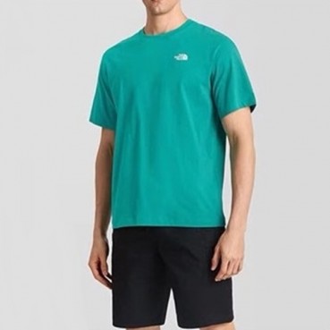 노스페이스 남성 블루 크루넥 반팔티 - The North Face Mens Blue Tshirts 