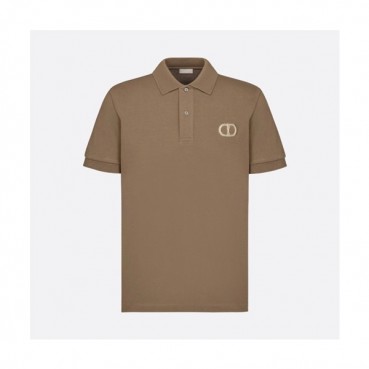 디올 남성 카멜 폴로 반팔티 - Mens Camel Tshirts 