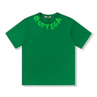 보테가 남성 크루넥 그린 반팔티 - Mens Green Tshirts 