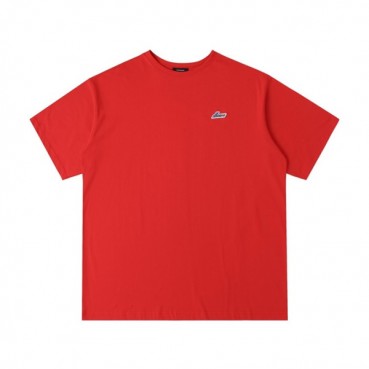 웰던 남/녀  크루넥 레드 반팔티 - Unisex Red Tshirts 