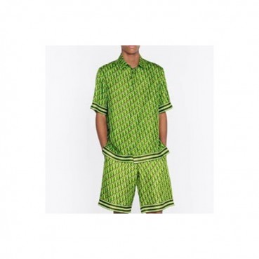 디올 남성 그린 폴로 투피스 - Mens Green Two