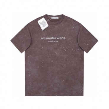 알렉산더왕 남성 이니셜 챠콜 반팔티 - Mens Charcole Tshirts 