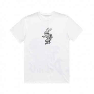 구찌 남성 화이트 크루넥 반팔티 - Mens White Tshirts 