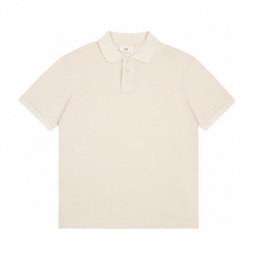 아미 남성 아이보리 폴로 반팔티 - Mens Ivory Tshirts 