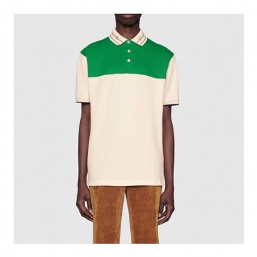 구찌 남성 그린 폴로 반팔티 - Mens Green Tshirts 