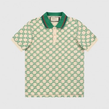 구찌 남성 그린 폴로 반팔티 - Mens Green Tshirts 