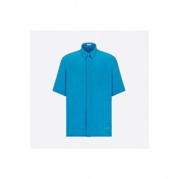 디올 남성 블루 폴로 반팔티 - Mens Blue Tshirts 