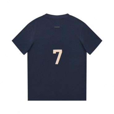 피어오브갓 남성 네이비 크루넥 반팔티 - Mens Navy Tshirts 