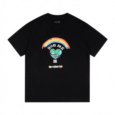 지방시 남성 크루넥 블랙 반팔티 - Mens Black Tshirts 