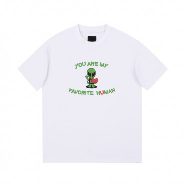 지방시 남성 크루넥 화이트 반팔티 - Mens White Tshirts 
