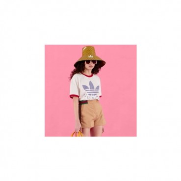 구찌 남/녀 크루넥 화이트 반팔티 - Unisex White Tshirts 