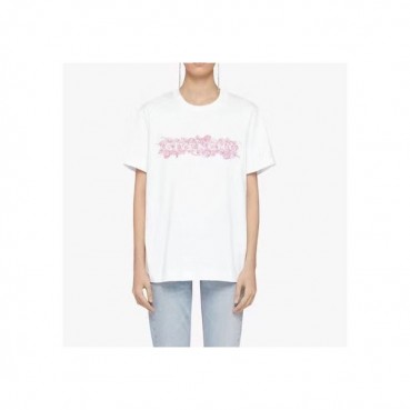 지방시 남성 크루넥 화이트 반팔티 - Mens White Tshirts 