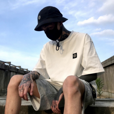 스톤아일랜드 남성 화이트 크루넥 반팔티 - Mens White Tshirts 