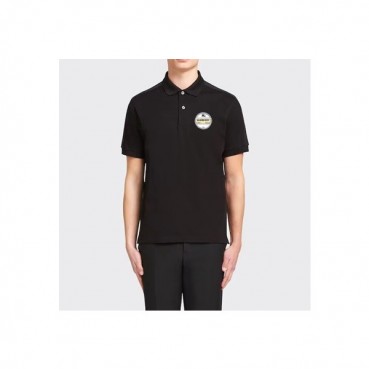 버버리 남성 블랙 폴로 반팔티 - Mens Black Tshirts 