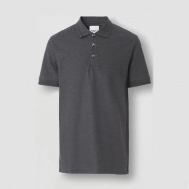 버버리 남성 그레이 폴로 반팔티 - Mens Gray Tshirts 