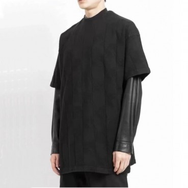 웰던 남/녀 블랙/화이트 크루넥 반팔티 - Unisex Black/White Tshirts 