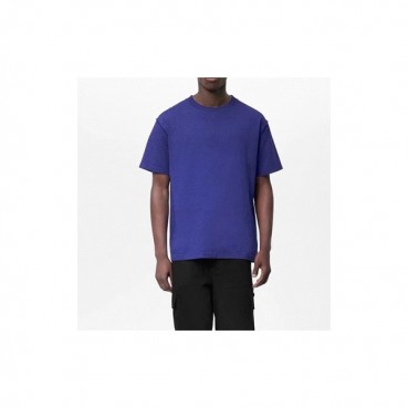 루이비통 남성 블루 크루넥 반팔티 - Mens Blue Tshirts 