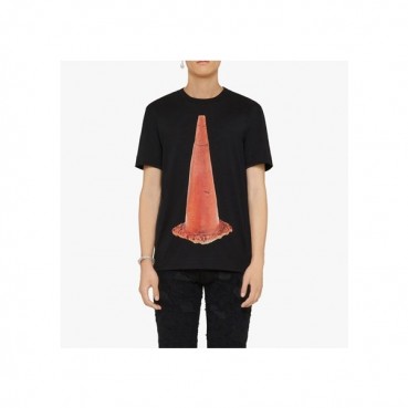 지방시 남성 크루넥 블랙 반팔티 - Mens Black Tshirts 