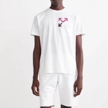 오프화이트 남성 모던 화이트 반팔티 - Mens White Tshirts 