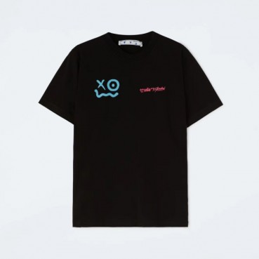 오프화이트 남성 모던 블랙 반팔티 - Mens Black Tshirts 