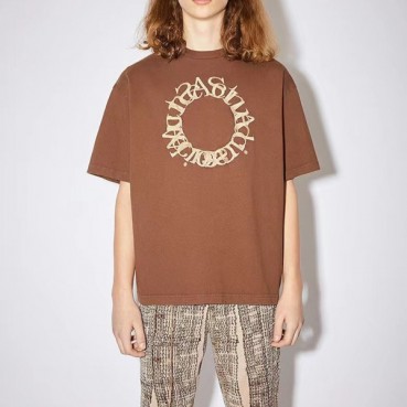 아크네 남/녀 카멜 크루넥 반팔티 - Unisex Camel Tshirts 