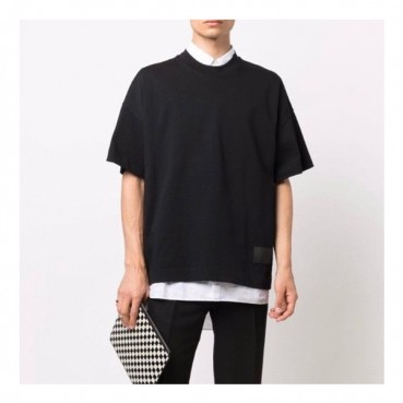 아미 남성 크루넥 블랙 반팔티 - Mens Black Tshirts 